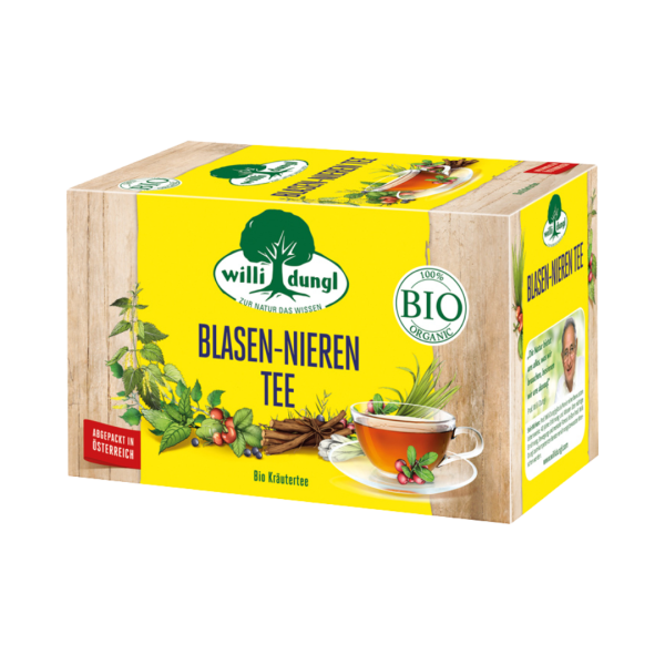 Willi Dungl Bio Blasen­ Nieren Tee, Bio­ Kraeutertee, Teebeutel im Kuvert, 40g